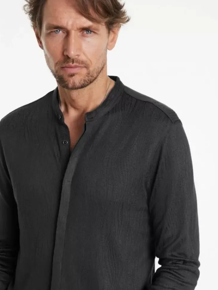 Shirts>John Varvatos OTAVIO SHIRT BLACK