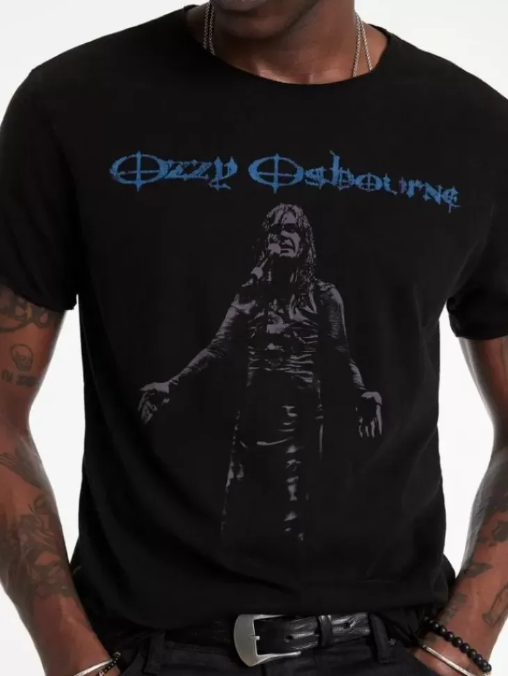 Graphic Tees>John Varvatos OZZY OSBOURNE TEE BLACK
