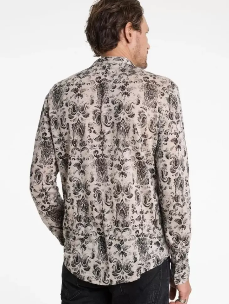 Shirts>John Varvatos PADRIA SHIRT GREYSTONE
