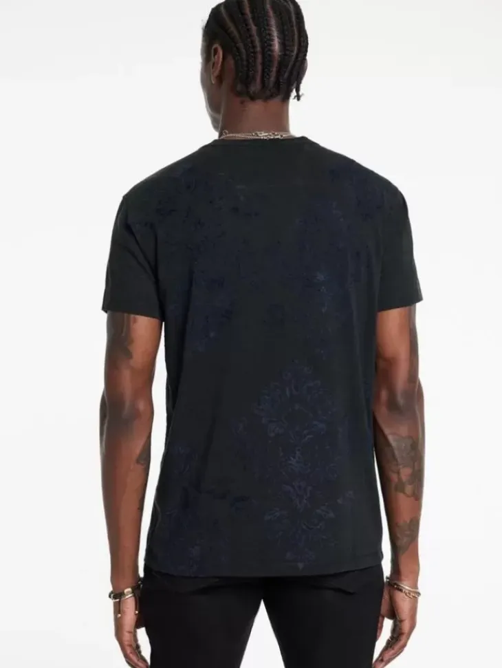 Graphic Tees>John Varvatos PAISLEY TEE DRIEDSAGE