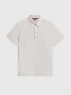 Tops>John Varvatos PALOMA POLO CHARCOAL/TURTLEDOVE