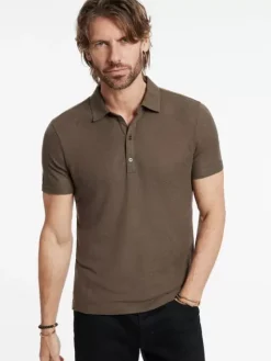 Tops>John Varvatos PALOMA POLO DRILLOLIVE