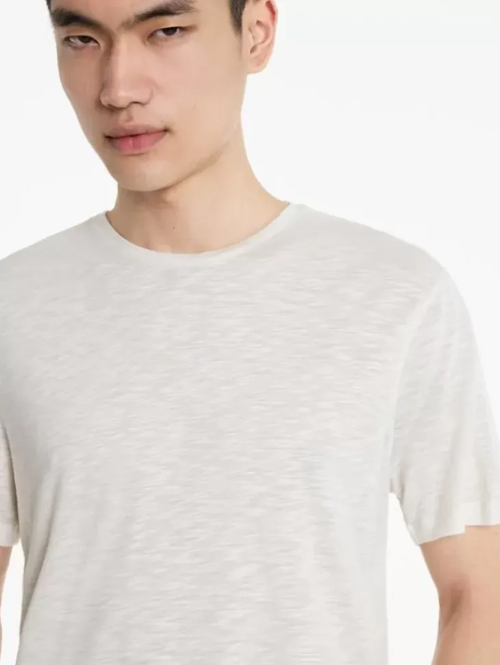 T-Shirts>John Varvatos PARK CREWNECK SALT