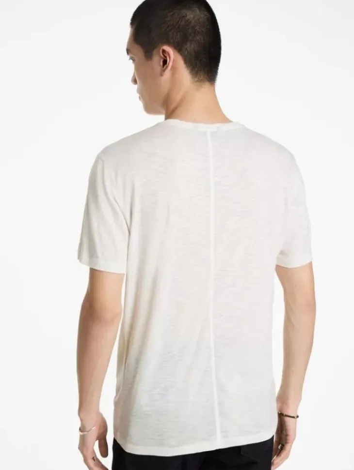 T-Shirts>John Varvatos PARK CREWNECK SALT