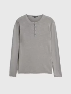 Tops>John Varvatos PARKER HENLEY MEDGREY