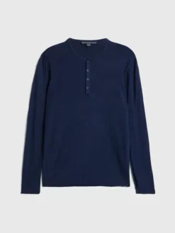 Tops>John Varvatos PARKER HENLEY INK