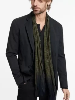 Shoes & Accessories>John Varvatos PATTON SCARF AVOCADO