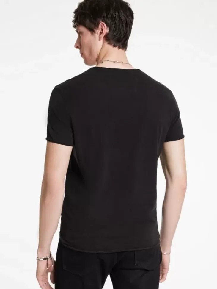 Graphic Tees>John Varvatos PENDANTS TEE BLACK