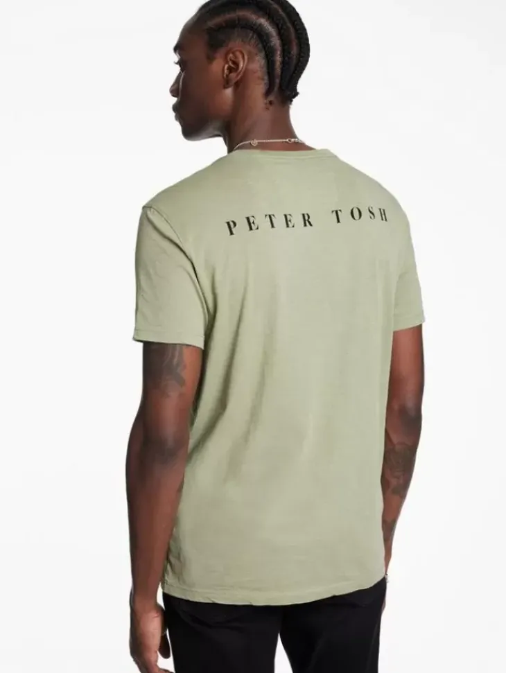 Graphic Tees>John Varvatos PETER TOSH TEE SAGEBRUSH