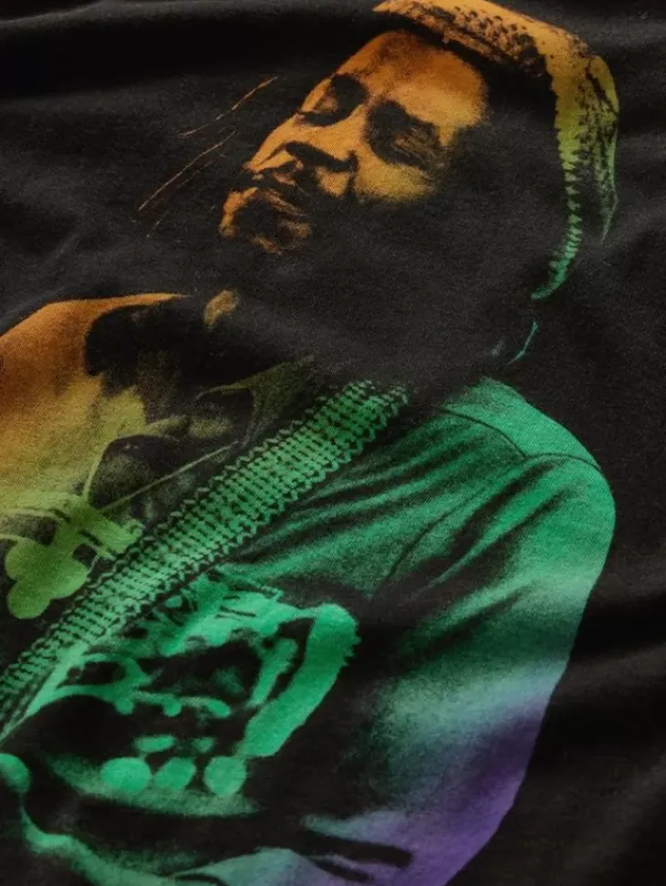 Graphic Tees>John Varvatos PETER TOSH TEE BLACK