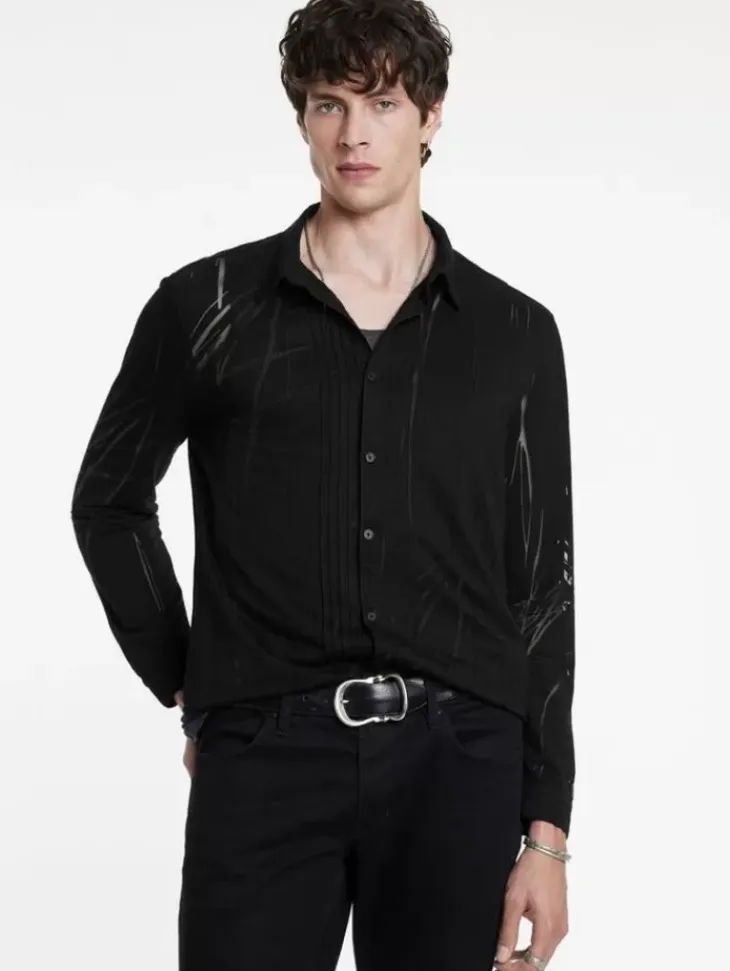 Shirts>John Varvatos PHOENIX SHIRT BLACK