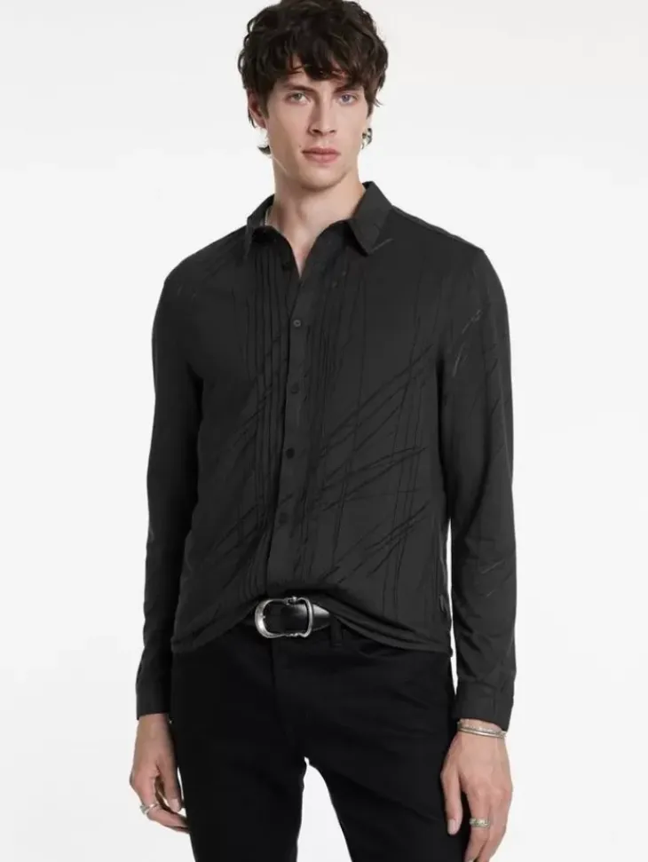Shirts>John Varvatos PHOENIX SHIRT CARBON