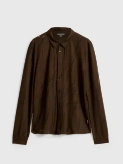 Shirts>John Varvatos PHOENIX SHIRT CHOCOLATE