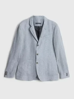 Leather & Outerwear|Tops>John Varvatos PRIORY JACKET DUSTEDBLUE