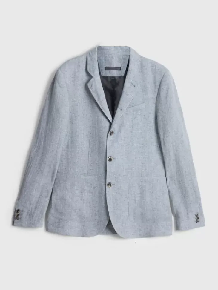 Leather & Outerwear|Tops>John Varvatos PRIORY JACKET DUSTEDBLUE