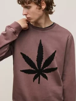 Tops>John Varvatos PULLOVER CREW CANVAS