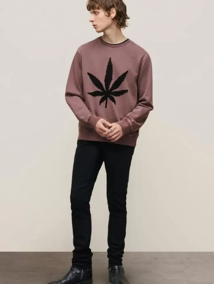 Tops>John Varvatos PULLOVER CREW CANVAS