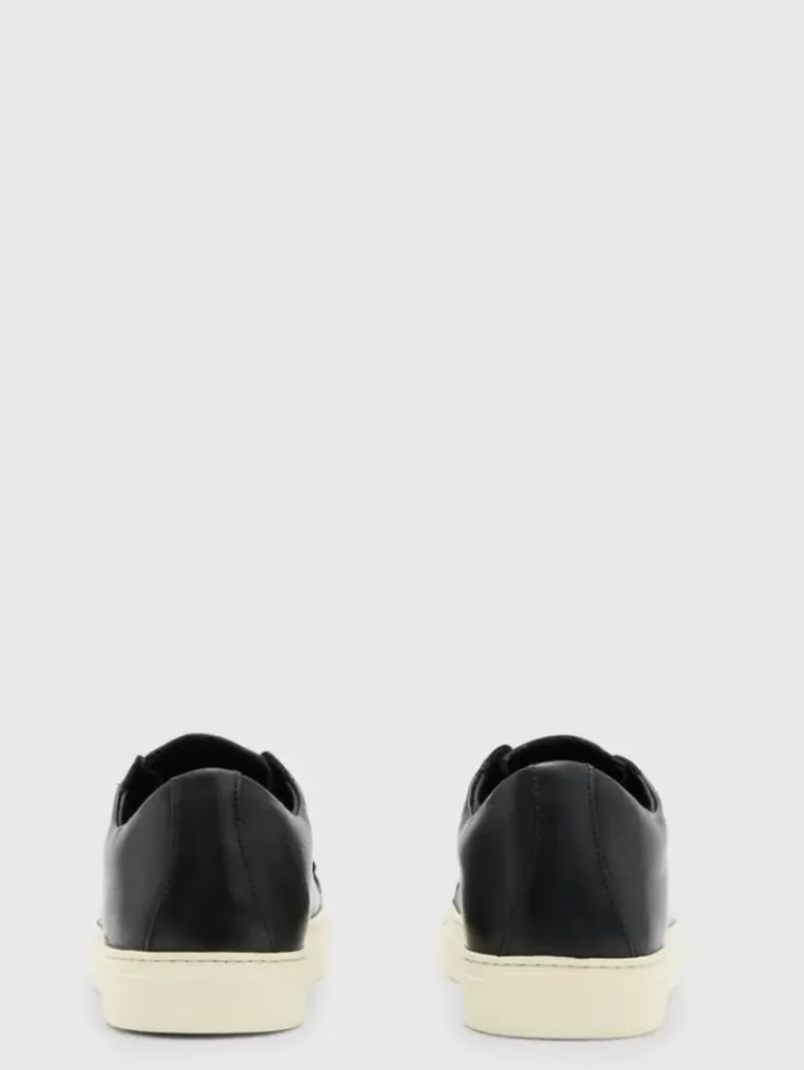 Sneakers|Leather Sneakers>John Varvatos REED LOW TOP SNEAKER BLACK