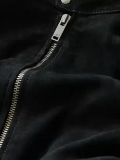 Leather & Outerwear|Tops>John Varvatos REEDE RACER JACKET BLACK