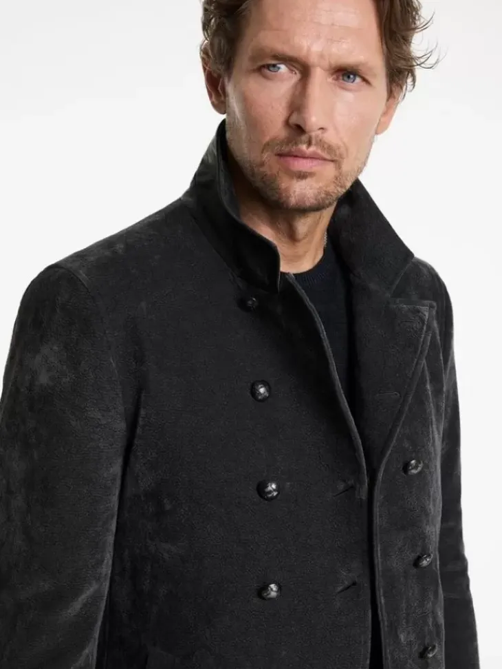 Coats And Jackets>John Varvatos REGAN COAT CHARCOALGREY