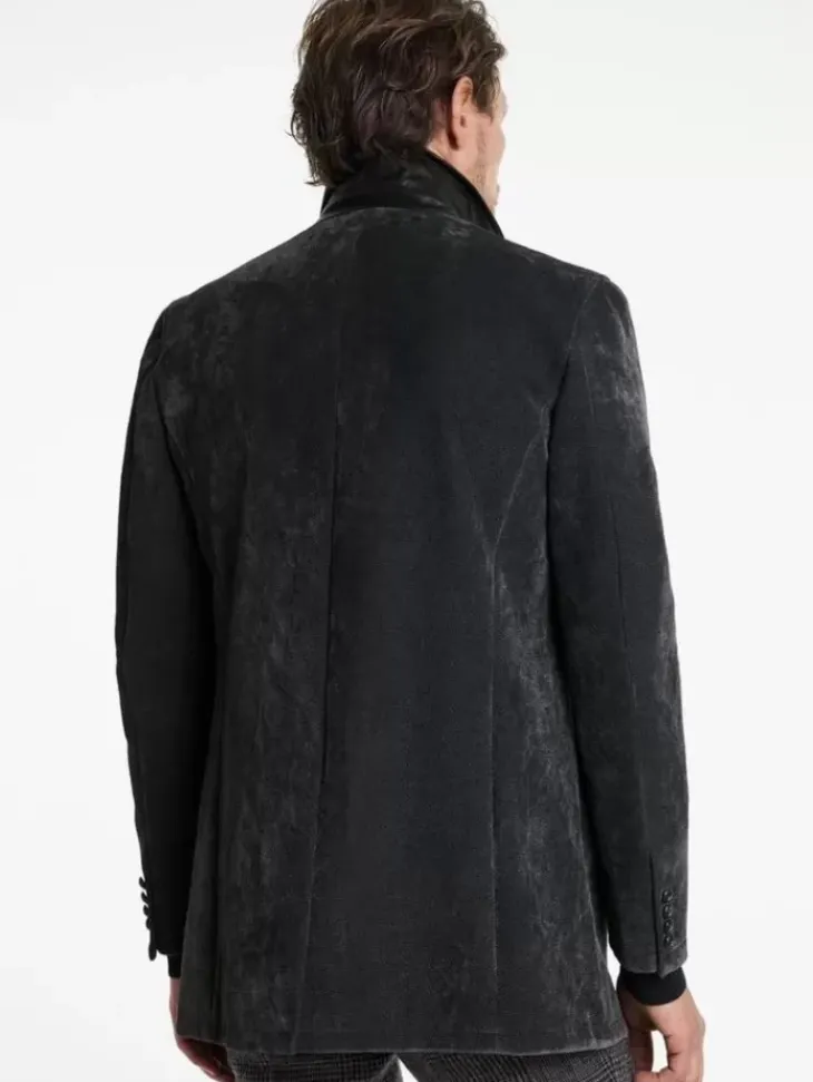 Coats And Jackets>John Varvatos REGAN COAT CHARCOALGREY