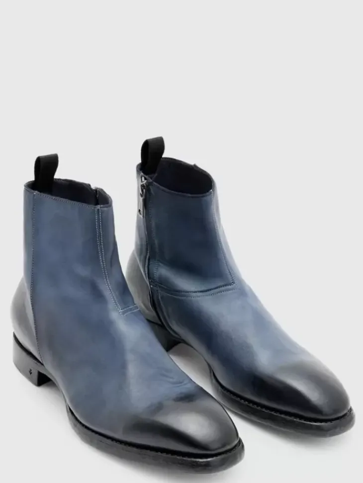Shoes & Accessories>John Varvatos REGENT BOOT BLUESTONE