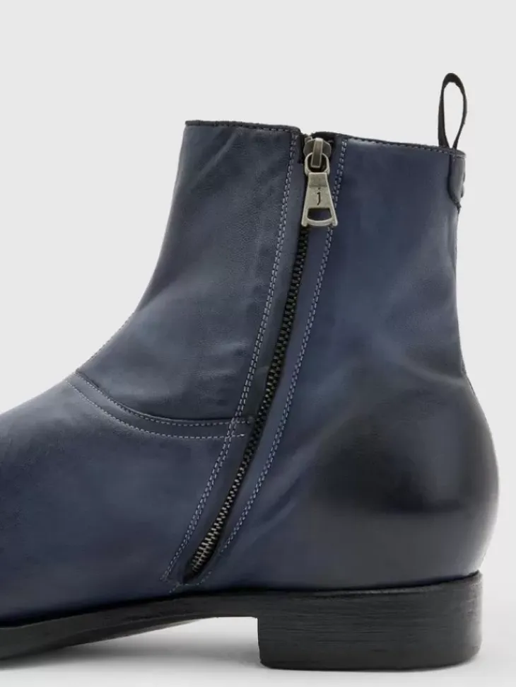Shoes & Accessories>John Varvatos REGENT BOOT BLUESTONE