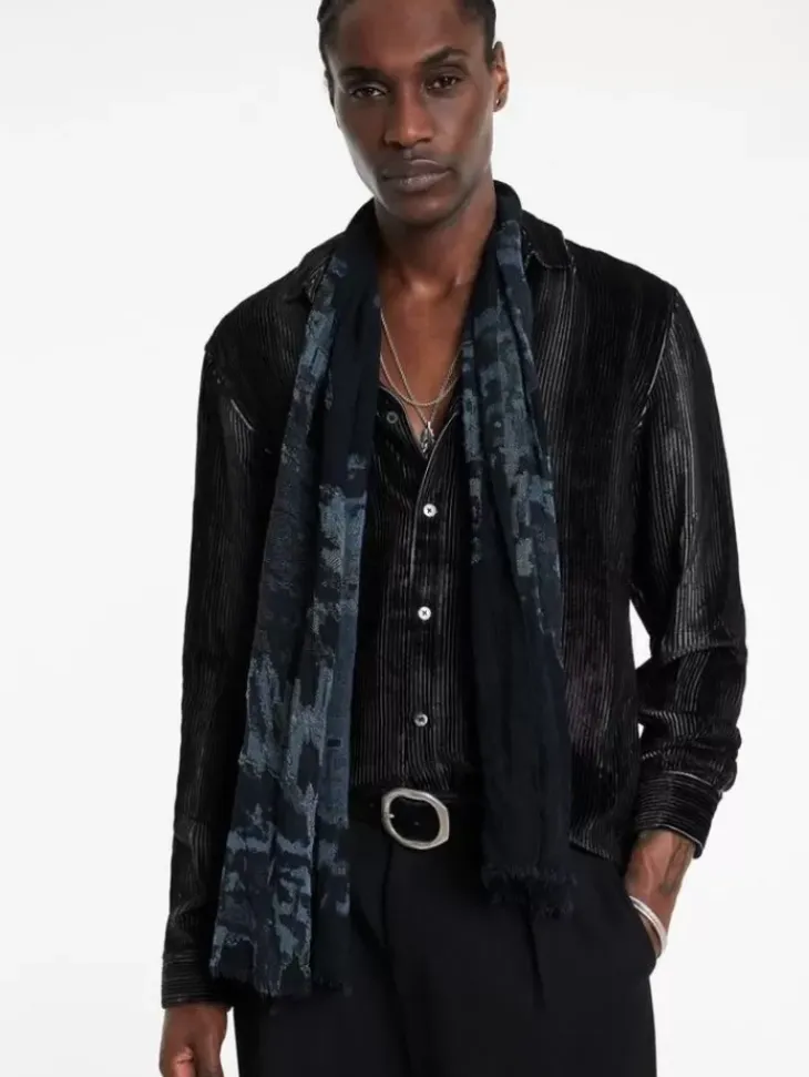 Scarves & Ties>John Varvatos RENO SCARF CARBON
