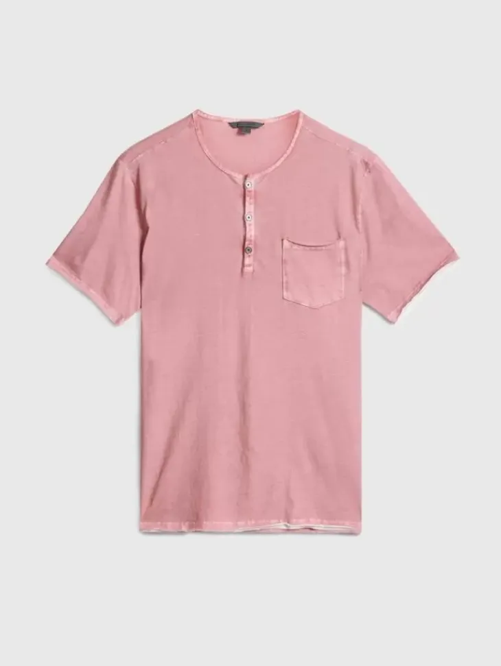 Tops>John Varvatos REX HENLEY ANTIQUEPINK