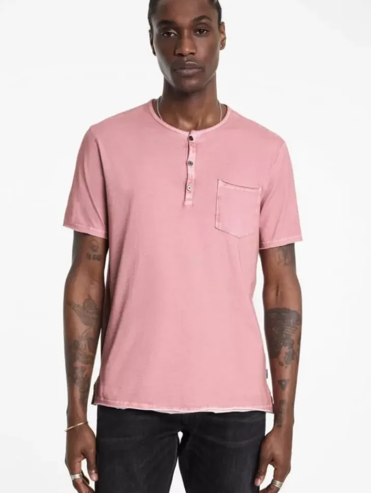 Tops>John Varvatos REX HENLEY ANTIQUEPINK