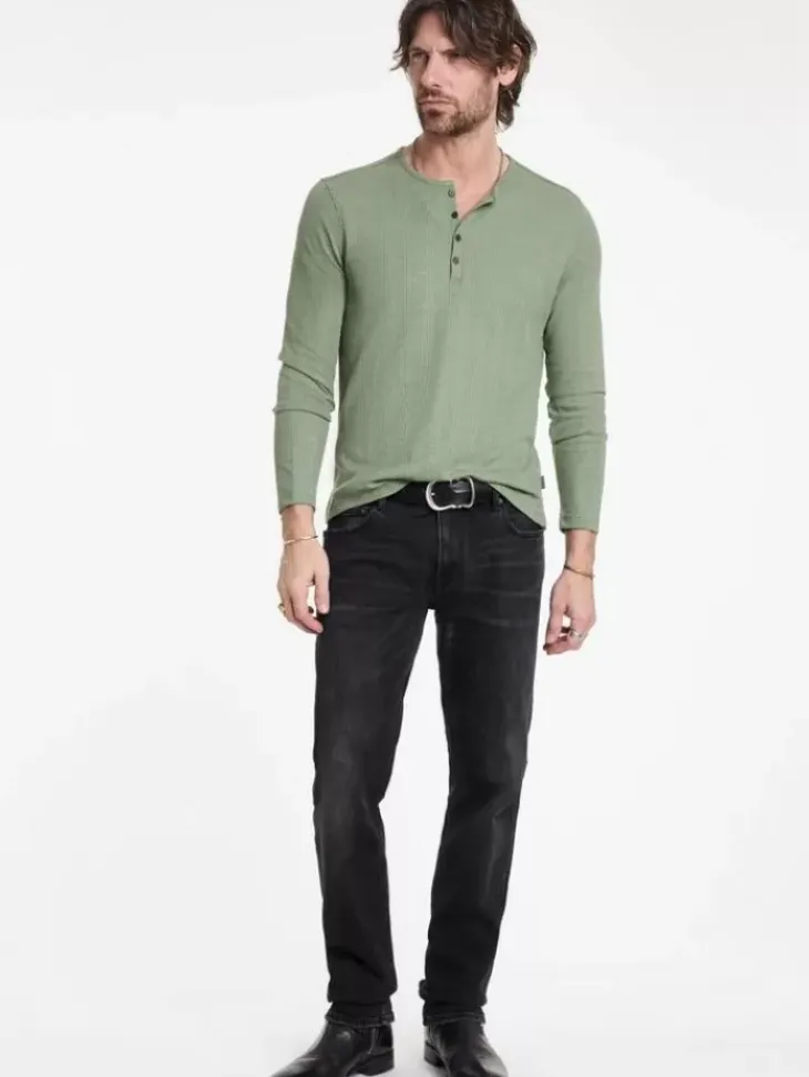 Tops>John Varvatos RICHARD HENLEY LEGUME