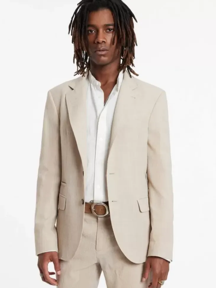 Leather & Outerwear|Tops>John Varvatos RIND JACKET CAMEL