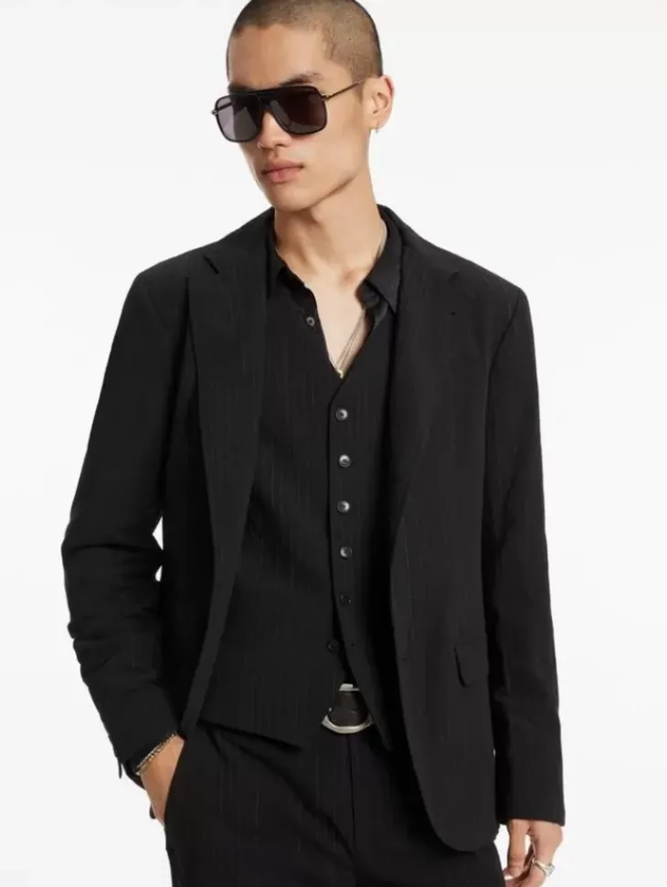 Leather & Outerwear|Tops>John Varvatos RIND JACKET BLACK