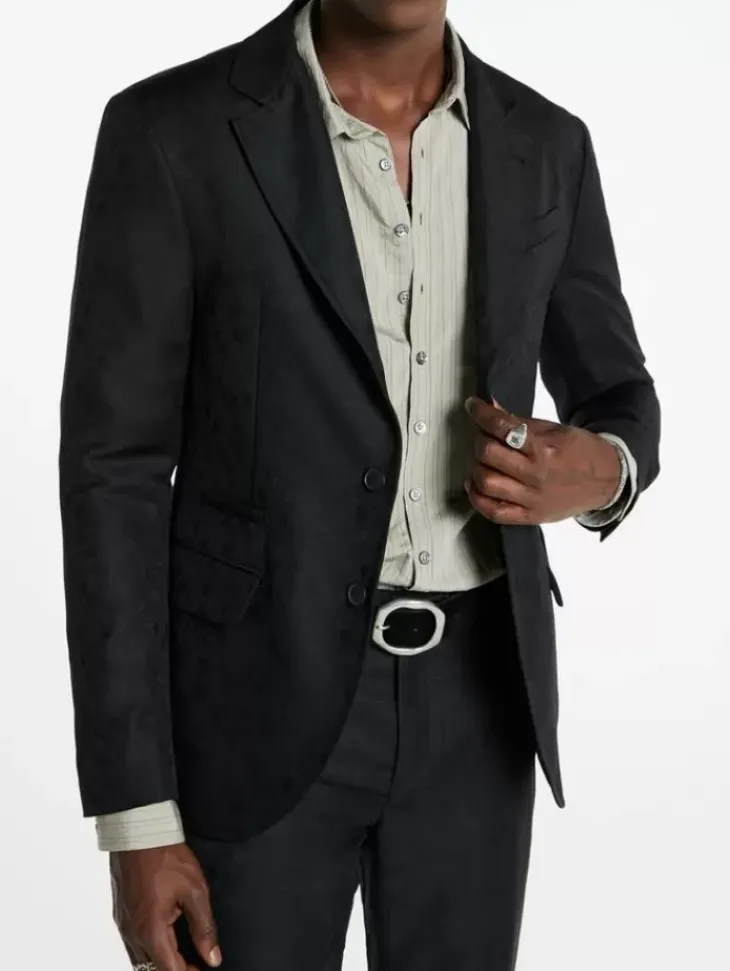 Leather & Outerwear|Tops>John Varvatos RIND JACKET BLACK