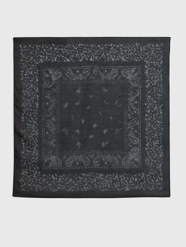Scarves & Ties>John Varvatos ROCKINGHAM SCARF CARBON