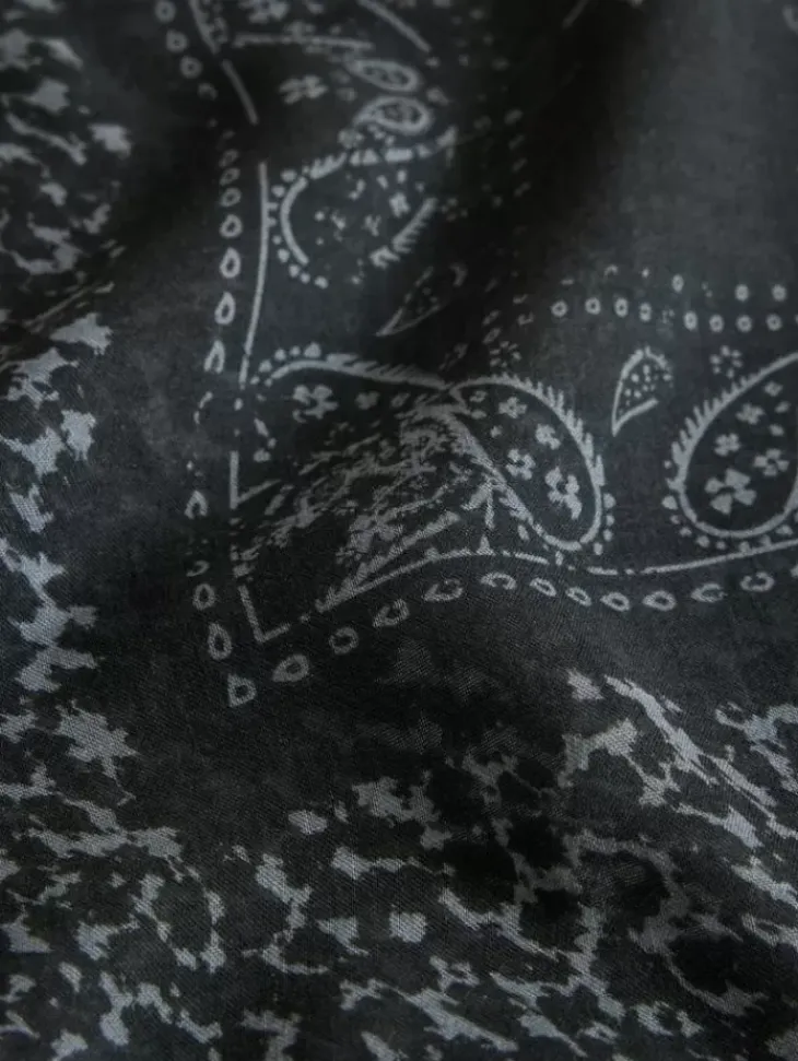 Scarves & Ties>John Varvatos ROCKINGHAM SCARF CARBON