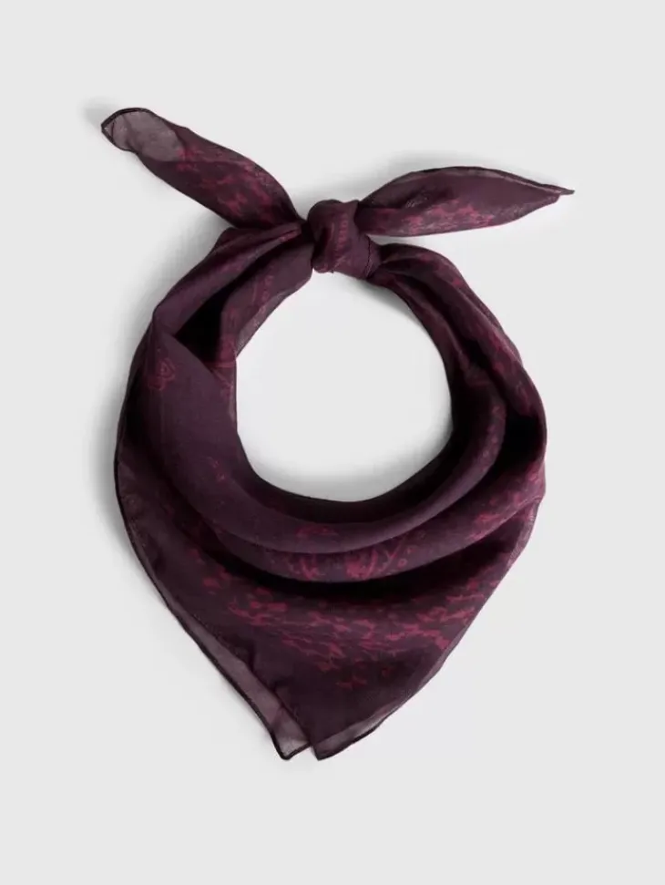 Scarves & Ties>John Varvatos ROCKINGHAM SCARF OXBLOOD