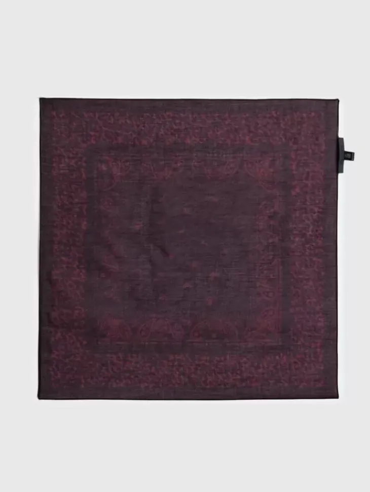 Scarves & Ties>John Varvatos ROCKINGHAM SCARF OXBLOOD