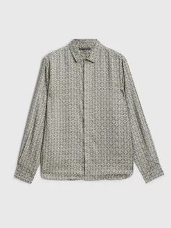 Shirts>John Varvatos RODNEY SHIRT GREY/TAN