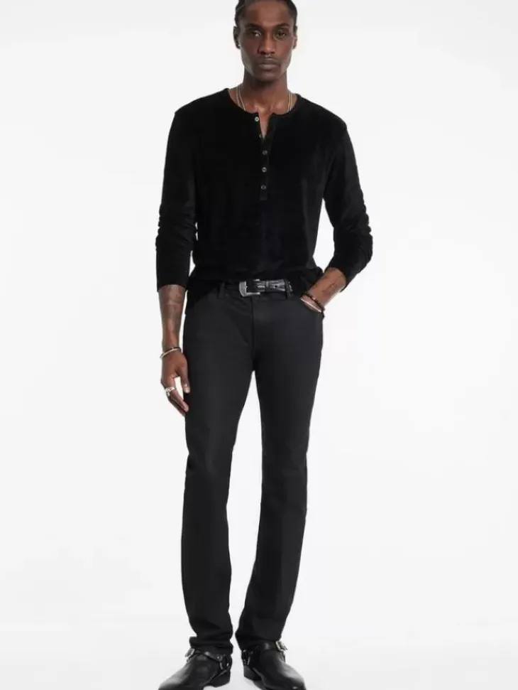 Henleys>John Varvatos ROSARIO HENLEY BLACK