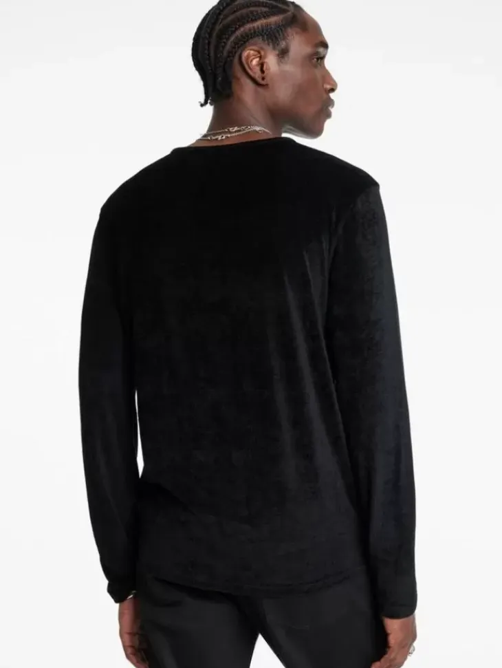 Henleys>John Varvatos ROSARIO HENLEY BLACK