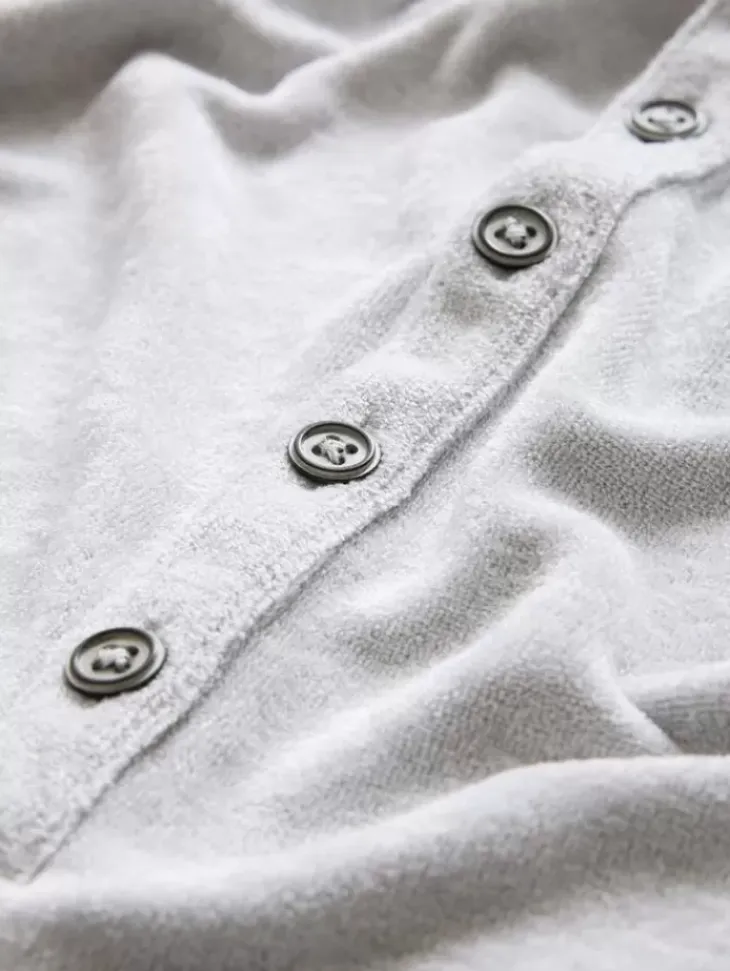Henleys>John Varvatos ROSARIO HENLEY CHARCOAL/TURTLEDOVE