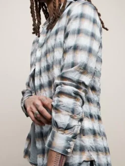 Tops>John Varvatos ROSS SHIRT HAZYBLUE