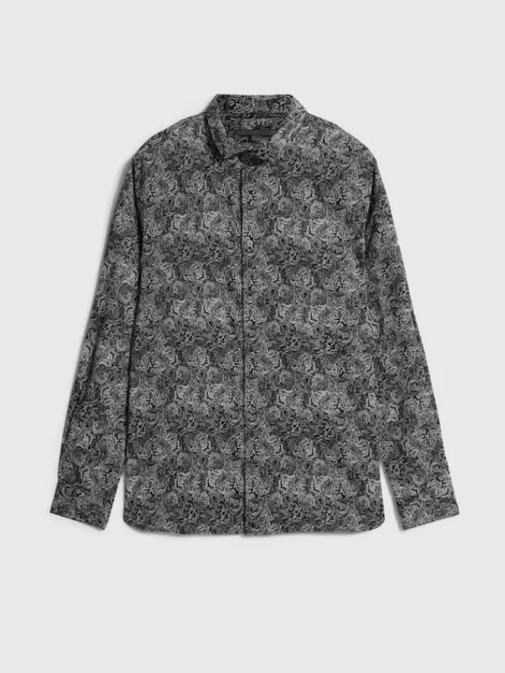 Tops>John Varvatos ROSS SHIRT BLACK