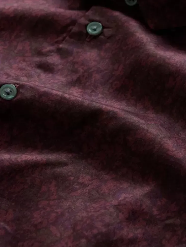 Tops>John Varvatos ROSS SHIRT MAUVEWOOD