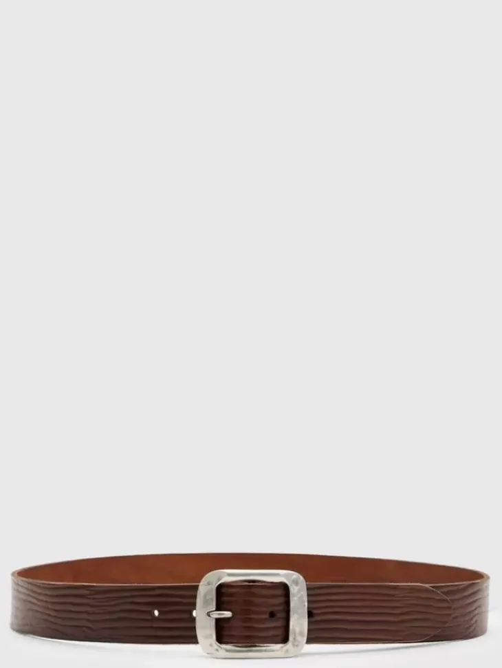 Belts|Leather Belts>John Varvatos RUTLAND BELT WOODBROWN