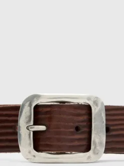 Belts|Leather Belts>John Varvatos RUTLAND BELT WOODBROWN
