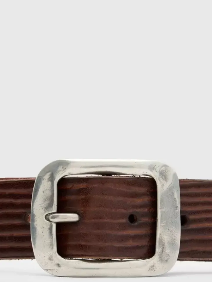 Belts|Leather Belts>John Varvatos RUTLAND BELT WOODBROWN