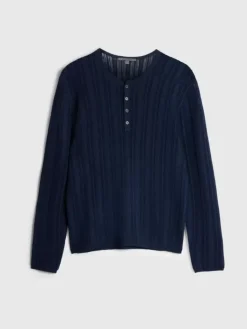 Tops>John Varvatos SALETE HENLEY NAVY