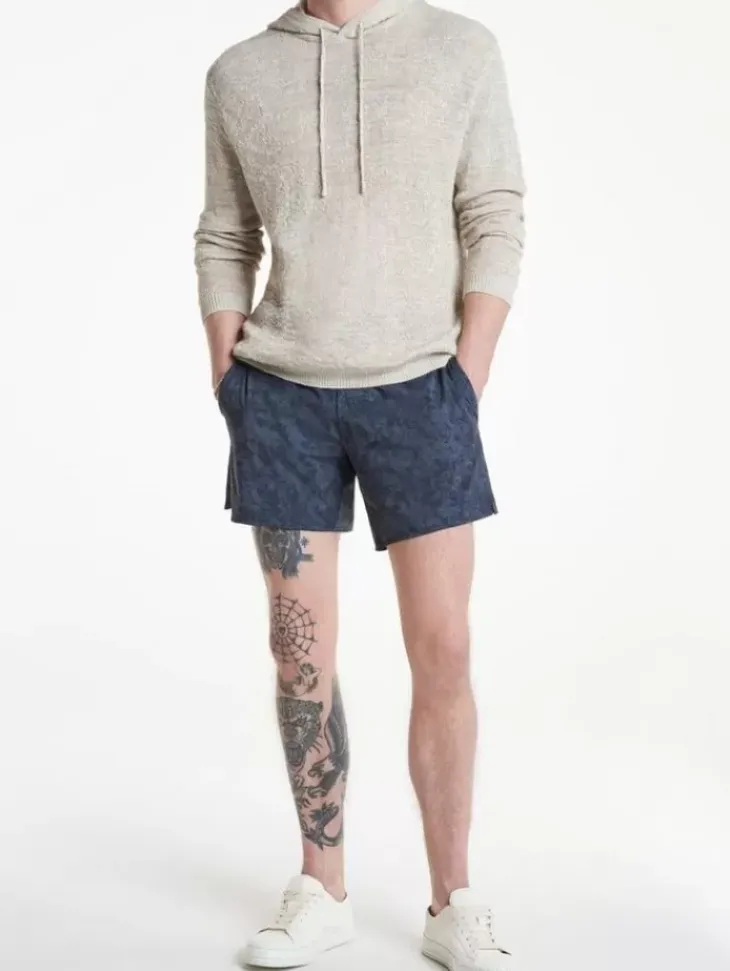Jeans & Pants>John Varvatos SAN BENITO SWIM SHORTS BLACK
